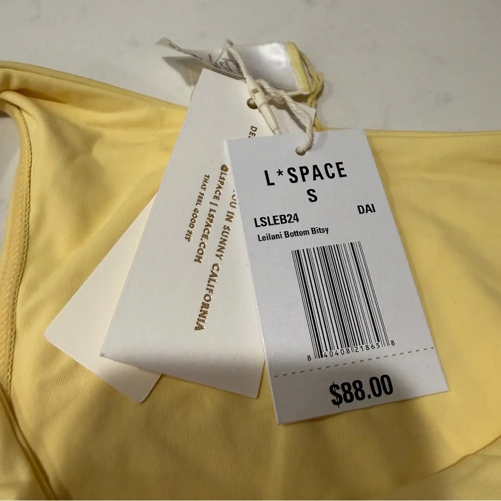 NWT L*Space Sunny Yellow Bikini